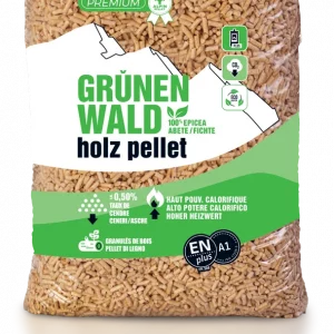Grünen Wald Holz Pellet Abete  70 sacchi x 15 kg